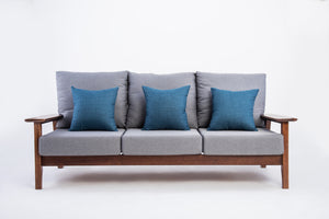 Q Wooden sofa Set (3 seater)
